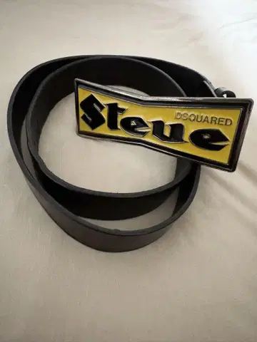 DSQUARED2 가죽 벨트 블랙