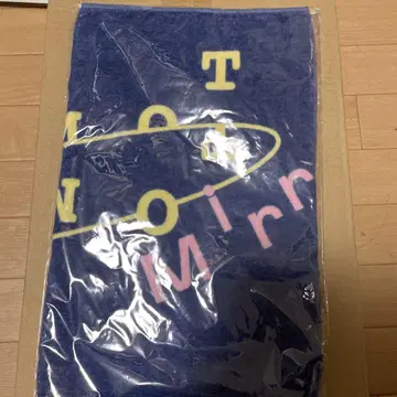 TOMOO Mirrors 페이스 타월 파랑