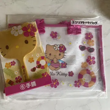 일광화상 키티 제일복권 클리어 토트백 손거울