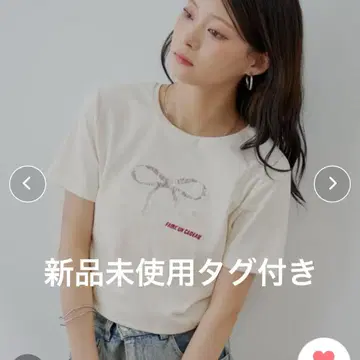 Chico 레이스 리본 자수 치비 T