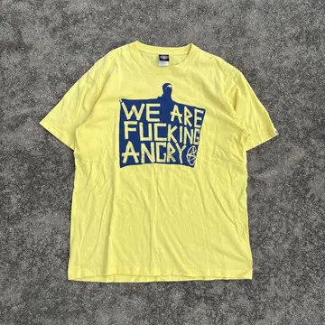 00s~ ANDSUNS 프린트 티셔츠 반팔 티셔츠 스트릿 우라하라