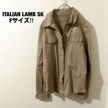 이탈리안 램 가죽 자켓 램스킨 양가죽 여성용 베이지