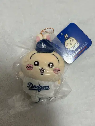 치이카와 (먼작귀) 다저스 토끼 봉제 인형 마스코트