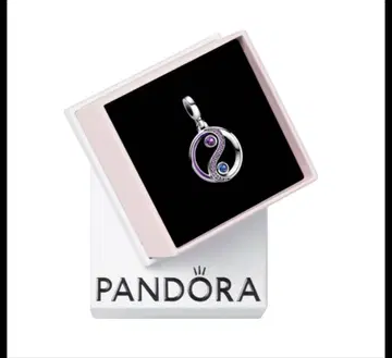 Pandora ME 실버 참 음양 메달리온
