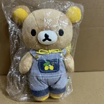 리락쿠마 모음 봉제 인형 프레쉬 레몬 밀짚모자