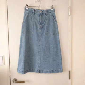 MACKINTOSH 스테디셀러 데님 롱 스커트 매킨토시 심플