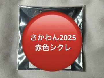 사카완 2025 랜덤 캔뱃지 시크레 빨간색