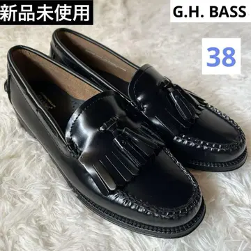 미사용 새상품 G.H.BASS 태슬 로퍼 블랙 38 24cm