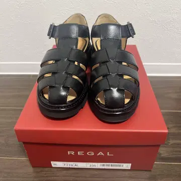 REGAL 리갈 구르카 샌들 블랙 23.5
