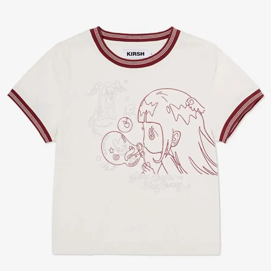 ◆KIRSH◆ Kirsh X Sun One Bird Graphic Standard Fit T-Shirt MUSINSA公式 | KIRSH Kirsh x Sun One Bird Big Oversized Eye T