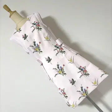 TED BAKER 테드 베이커 꽃무늬 슬리브리스 원피스 리본 포함