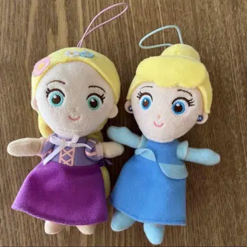 디즈니 프린세스 붉은 볼 봉제 인형 세트