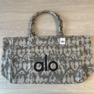 Alo Yoga 그레이 타이다이 토트백