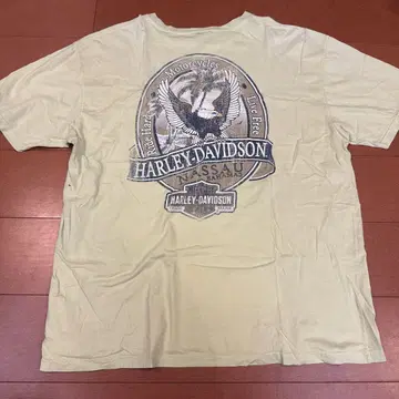 HARLEY-DAVIDSON 티셔츠 옐로우 그린