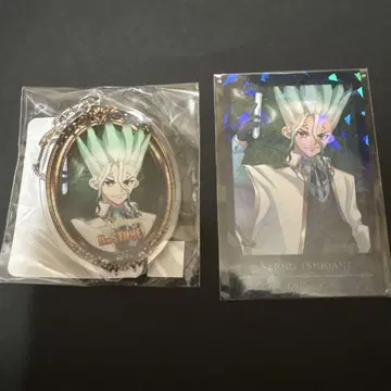 Dr.STONE 이시가미 치쿠루 아크릴 키링 최애 파샤 카드