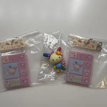 산리오 캐릭터즈 타일 씰 미니어처 참 우사하나