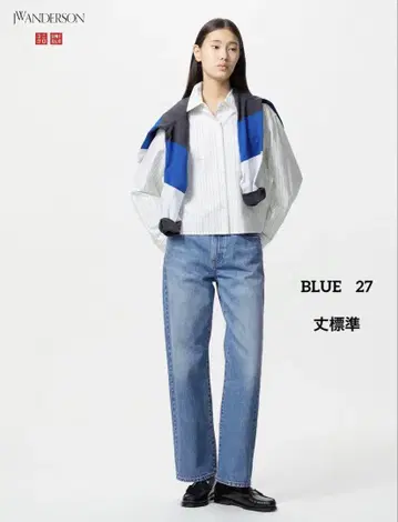 ANDERSON 블루 스트레이트 데님 27