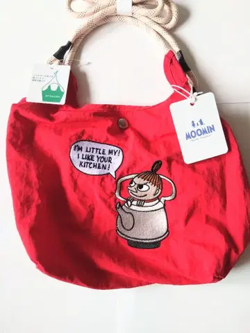 NEW 무민 미이 빨간색 숄더백 택 포함