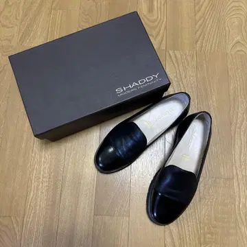 SHADDY 샤디 가죽 플랫 슈즈 SH004 BLACK 36