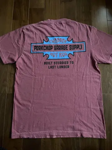 Porkchop Garage Supply 티셔츠 백 프린트