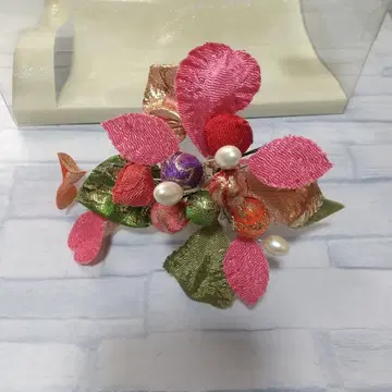 기모노 후리소데 이로도메소데 머리 장식