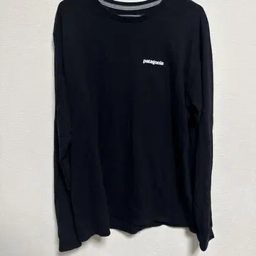 파타고니아 블랙 긴팔 티셔츠