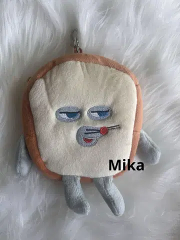 빵 도둑 봉제 인형 파우치 패스 케이스