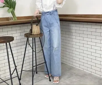 메종 돌체 데님 살로펫 라이트 블루