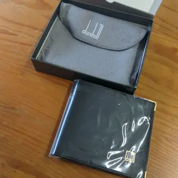 던힐 천연 가죽 접이식 지갑