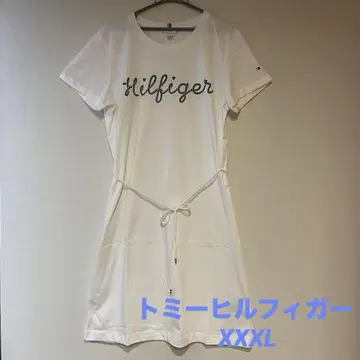 [새상품] 타미힐피거 원피스 XXXL 빅 사이즈 화이트 로고