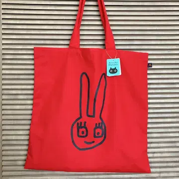 모슬린 토트백 유루우사 레드