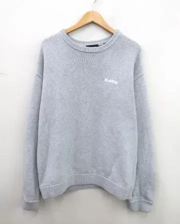 X-LARGE 스탠다드 로고 크루넥 니트