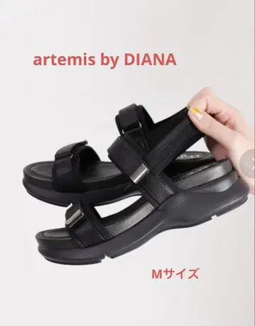 artemis by DIANA 통굽 플랫 샌들
