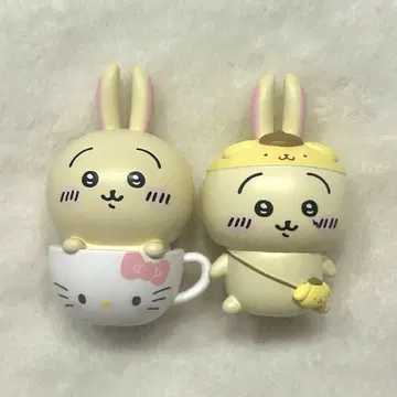 치이카와 x 산리오 캐릭터즈 시크릿 마스코트 토끼 2세트