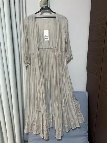 빔즈 베이지 롱 원피스 S
