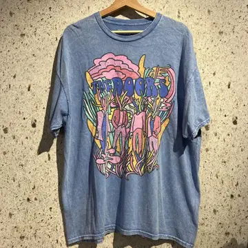 THE DOORS 밴딩 티셔츠 도어즈 빅 실루엣