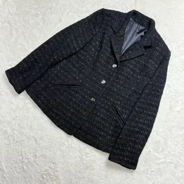 리네아 프레스코 테일러드 자켓 (M) 자켓 라메 일본제 블랙