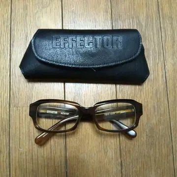 EFFECTOR octaver 브라운 안경 케이스 포함