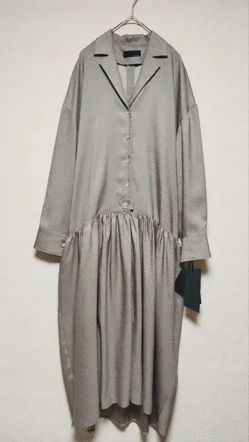 새상품 kei shirahata styling/로우웨스트 셔츠 원피스