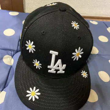 LA 로고 꽃무늬 59FIFTY 캡 7 3/4