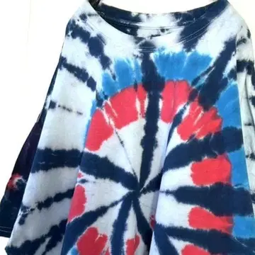 매직 타이다이 올 패턴 무늬 티셔츠 2XL 구제 의류