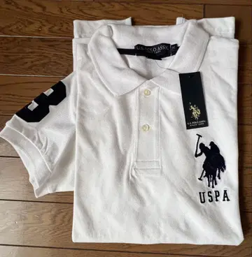 USPA 화이트 여성용 폴로 셔츠 XL 화이트