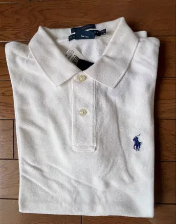 Ralph Lauren 화이트 여성용 피케 셔츠 XL