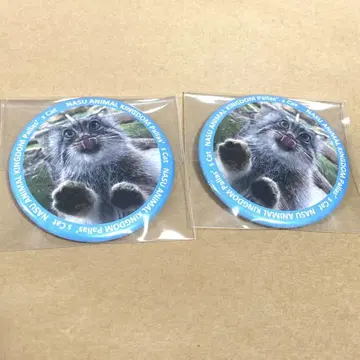 나스 동물 왕국 마누루 고양이 캔뱃지 2개