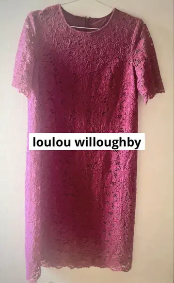 loulou willoughby 루루 윌로비 무릎 기장 원피스