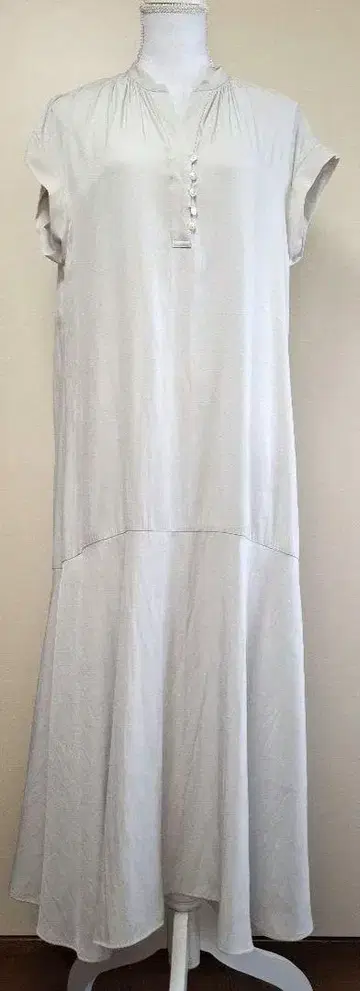 프렌치 소매 롱 셔츠 원피스 일본제