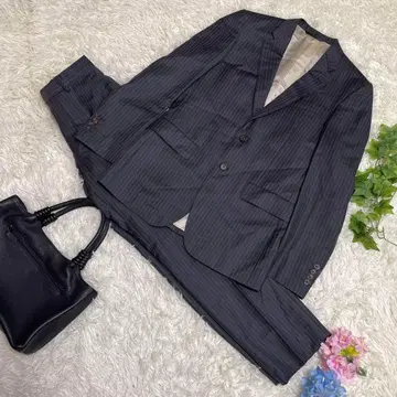 새상품급 폴스미스 컬렉션 비즈니스 정장 그레이 스트라이프 일본제 M