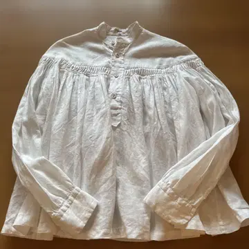 사이 린넨 블라우스