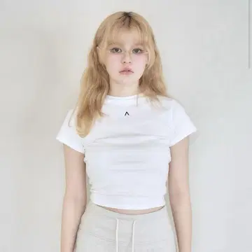 ANDMARY 미아 걸스 상의 화이트