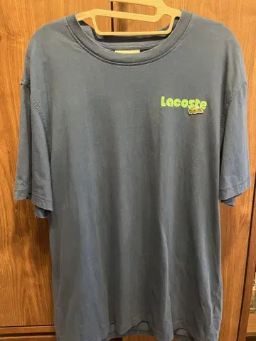 Lacoste 다크 블루 티셔츠 US L
